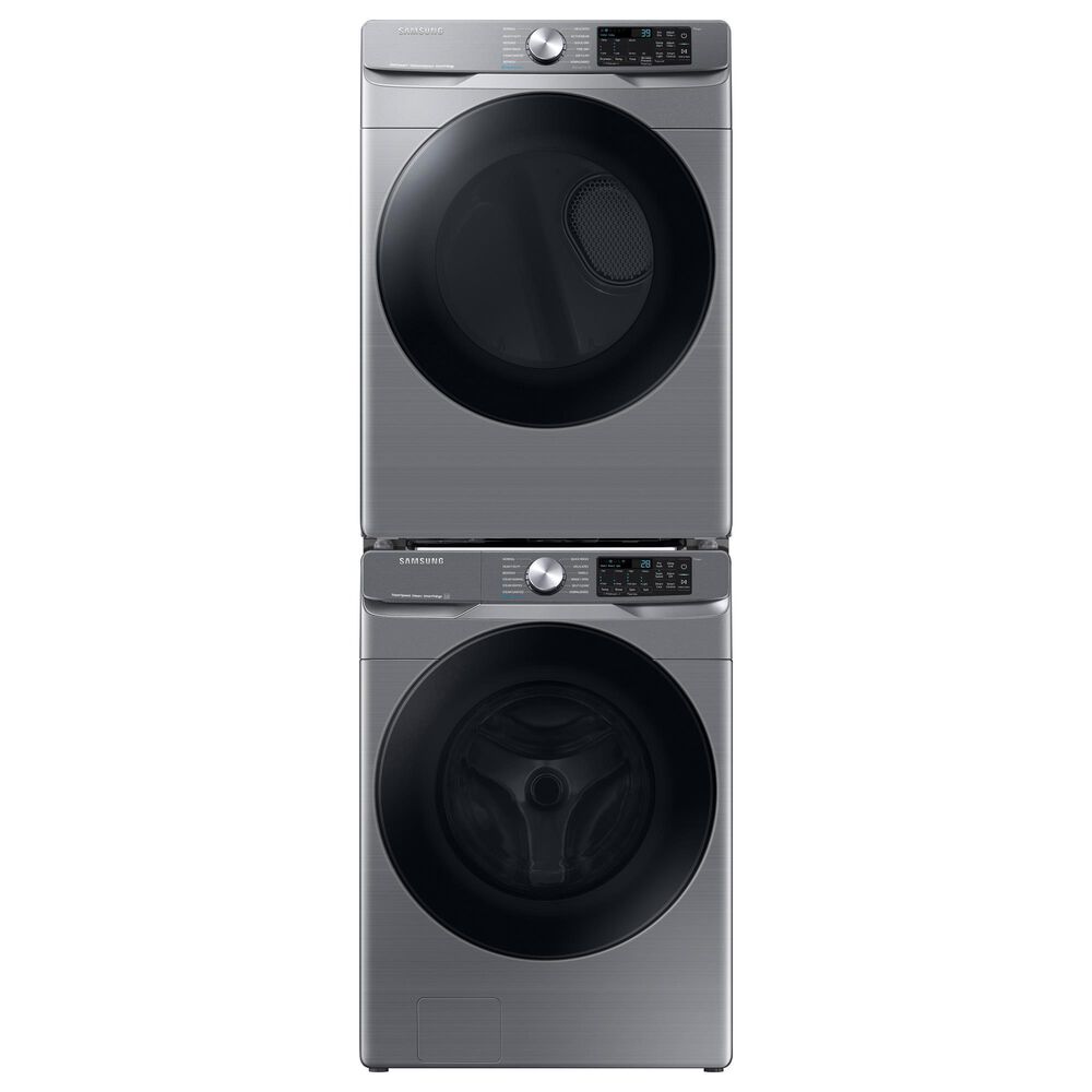 Samsung 4.5 Cu. Ft. Smart Front Load Washer with Super Speed Wash in Platinum, , large