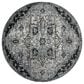 Amer Rugs Alexandria 6"7" Round Ivory and Gray Area Rug, , large
