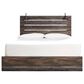 Ashley Drystan King Storage Bed with 2 Drawers in Brown Rustic, , large