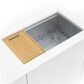 MS International Single Bowl 16-Gauge Handcrafted Workstation Kitchen Sink in Stainless Steel, , large