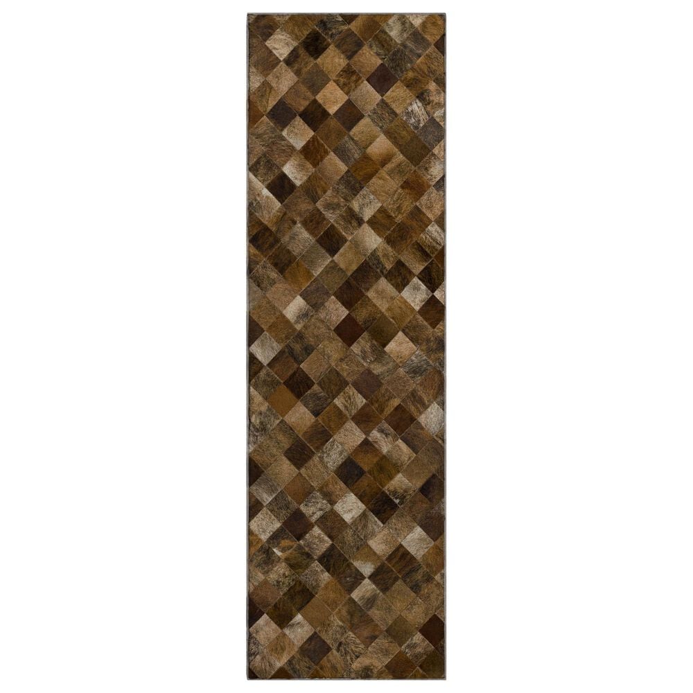 Dalyn Rug Company Bozeman BM2 Brown 2"3" x 7"6" Runner, , large