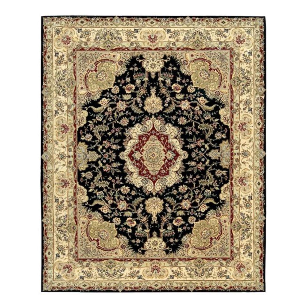 Nourison 2000 2028 3"9" x 5"9" Black Area Rug, , large