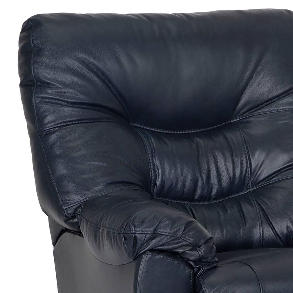 Moore Furniture Trilogy Manual Rocker Recliner in Federica Navy, , large
