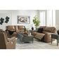 Ashley Trasimeno 2-Piece Power Reclining Living Room Set in Caramel, , large