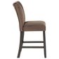 Ashley Jeshina 5-Piece Counter Height Dining Set in White, Dark Brown and Beige, , large