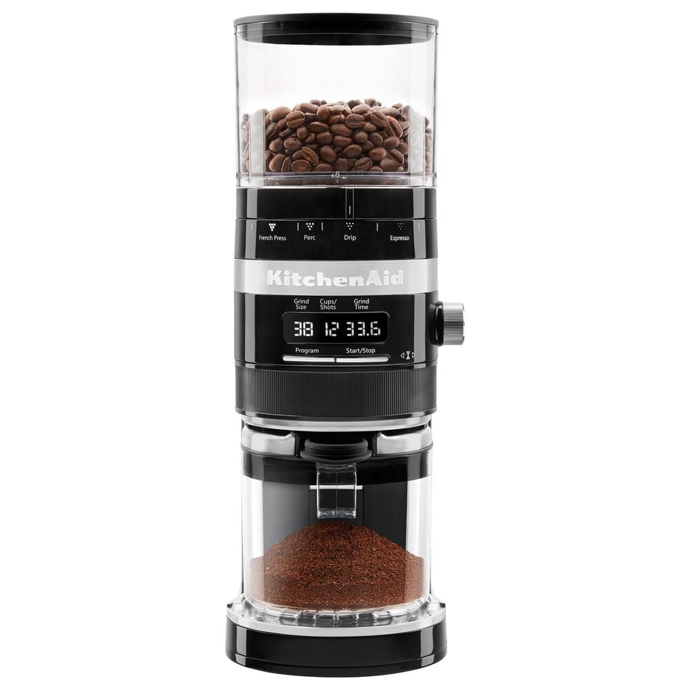 KitchenAid Burr Coffee Grinder in Onyx Black, , large