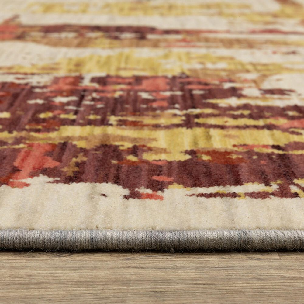 Oriental Weavers Soleri 2&#39;6&quot; x 12&#39; Beige and Multicolor Runner, , large