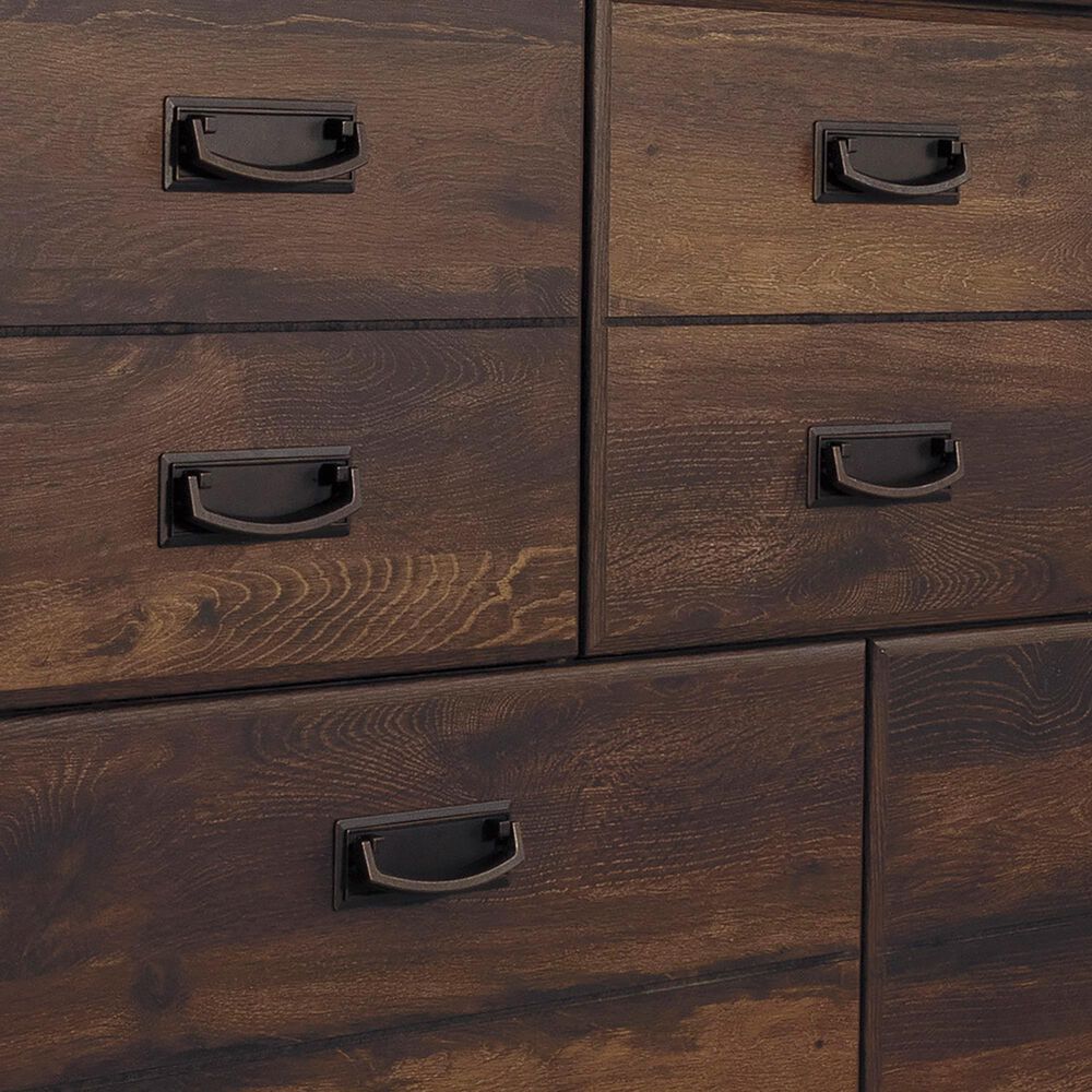Signature Design by Ashley Quinden 7 Drawer Dresser in Dark Brown