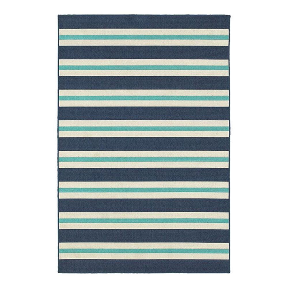 Oriental Weavers Meridian 5701B 6"7" x 9"6" Blue Area Rug, , large