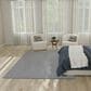 Nourison Courtyard Ivory and Blue 6" x 9" Indoor/Outdoor Area Rug, , large