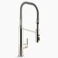 Kohler Purist Semi-Professional Pull-Out Kitchen Sink Faucet in Vibrant Polished Nickel, , large