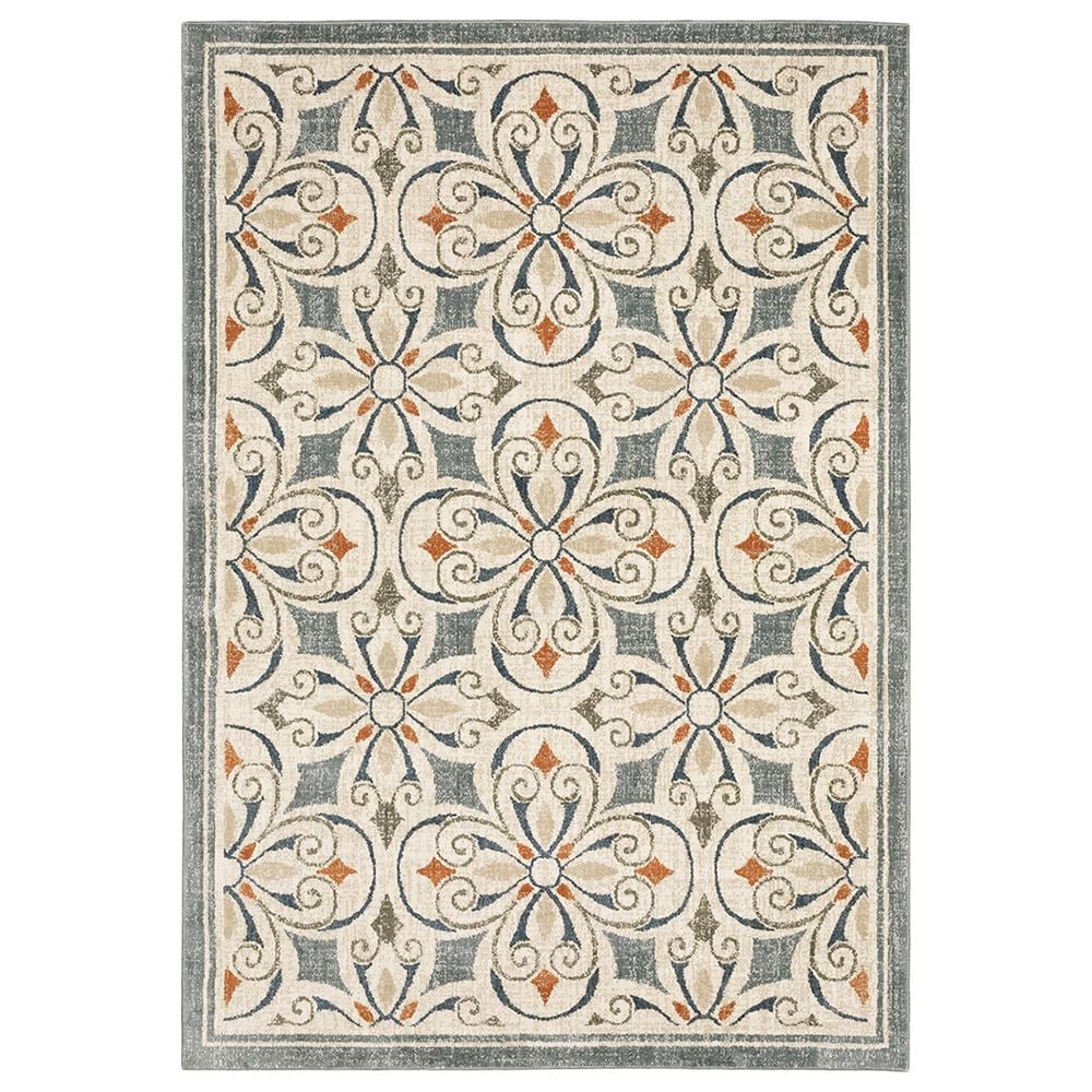 Oriental Weavers Fiona Ansonia 1Y 5"3" x 7"3" Blue Area Rug, , large