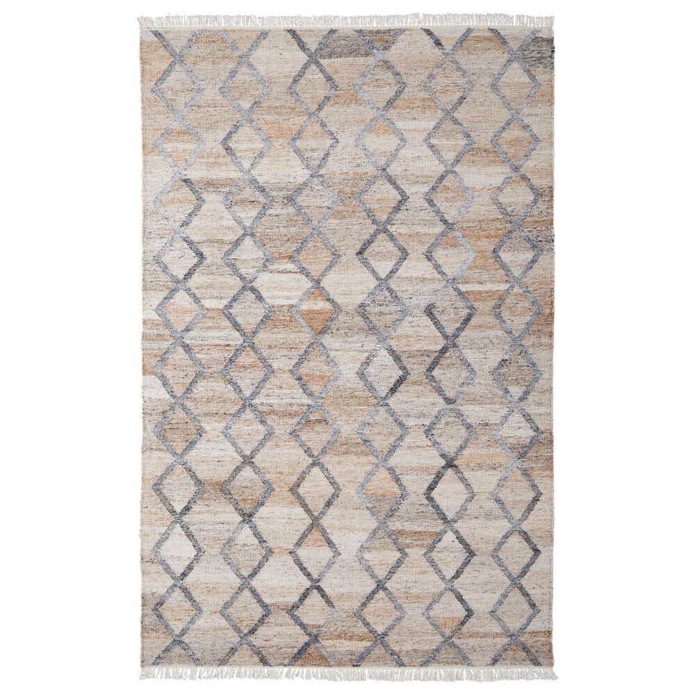 Feizy Beckett 2" x 3" Charcoal and Tan Area Rug, , large