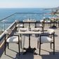 Zuo Modern Alfresco 24" Square Dining Table in Black and Gray - Table Only, , large