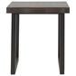 Steve Silver Jennings End Table in Distressed Cherry and Ebony, , large