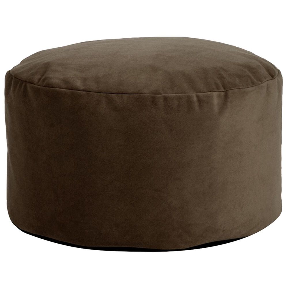 Howard Elliott Bella Foot Pouf in Chocolate, , large
