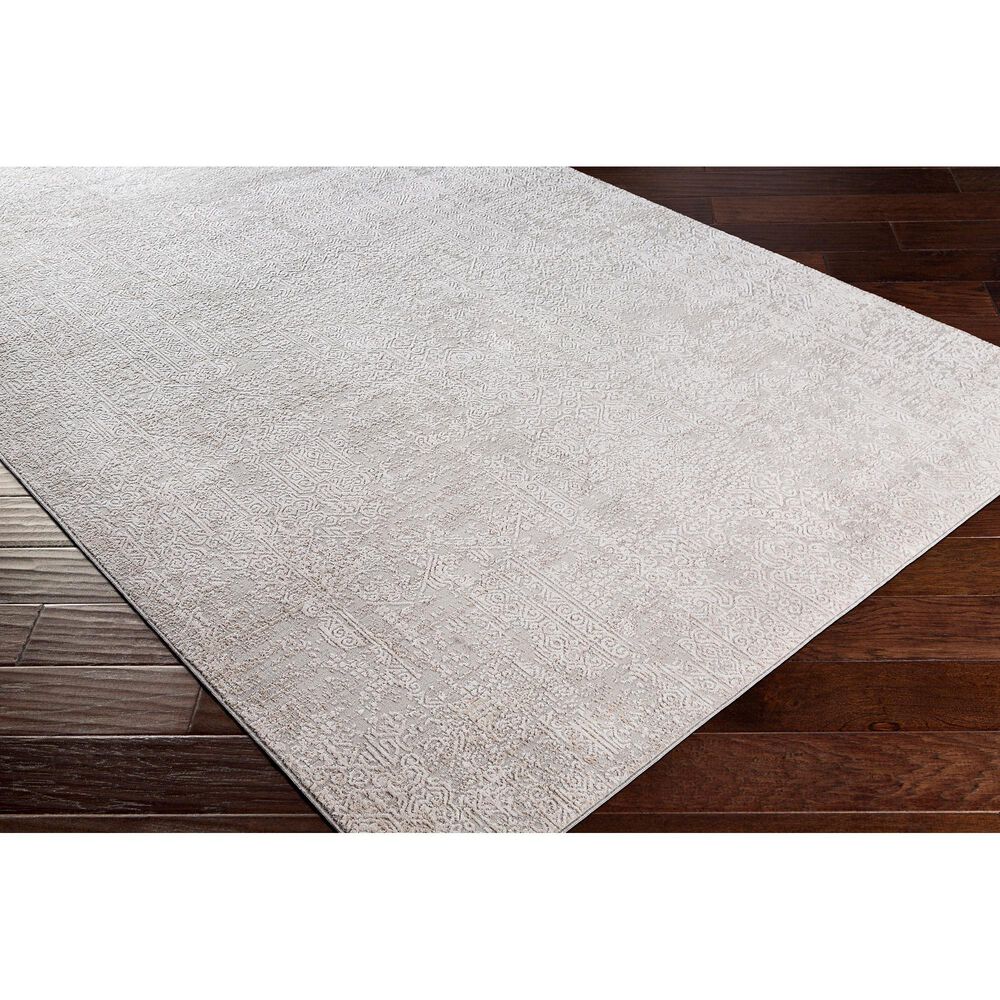 Surya Carmel 5&#39; x 7&#39;3&quot; Gray, White, Taupe and Ivory Area Rug, , large