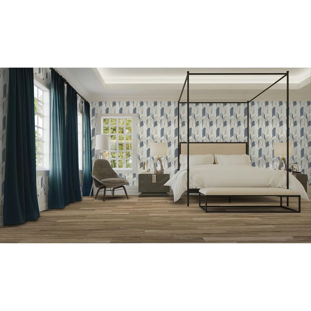 Dal-Tile Gamma Azure 8&quot; X 19&quot; ARCHWAY Natural Stone Mosaic Sheet, , large