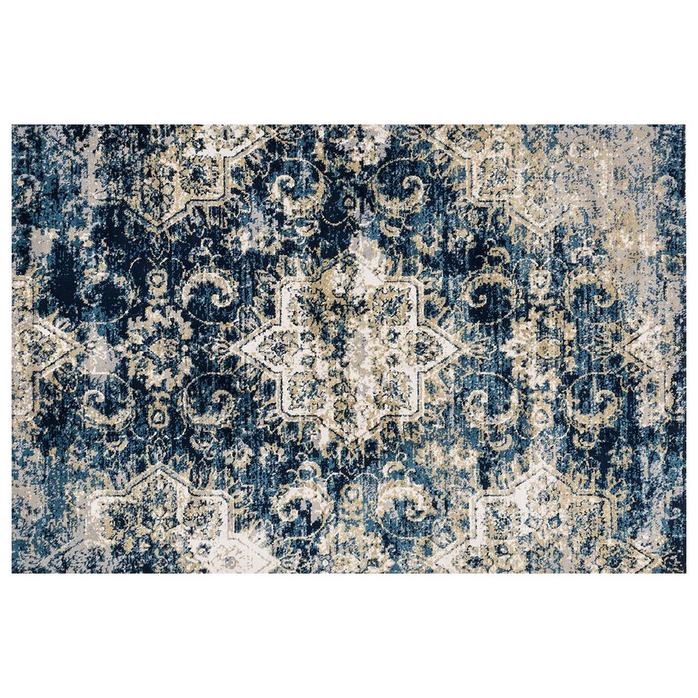 Loloi Torrance TC-04 3"9" x 5"9" Navy/Ivory Area Rug, , large