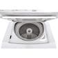 GE Appliances Unitized Spacemaker 3.8 DOE Cu. Ft. Washer and 5.9 Cu. Ft. Electric Dryer in White, , large