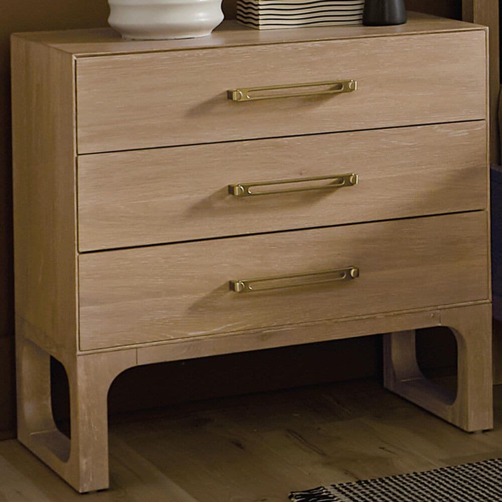 Hooker Furniture Banyon Bay 3-Drawer Nightstand in Desert Oak, , large