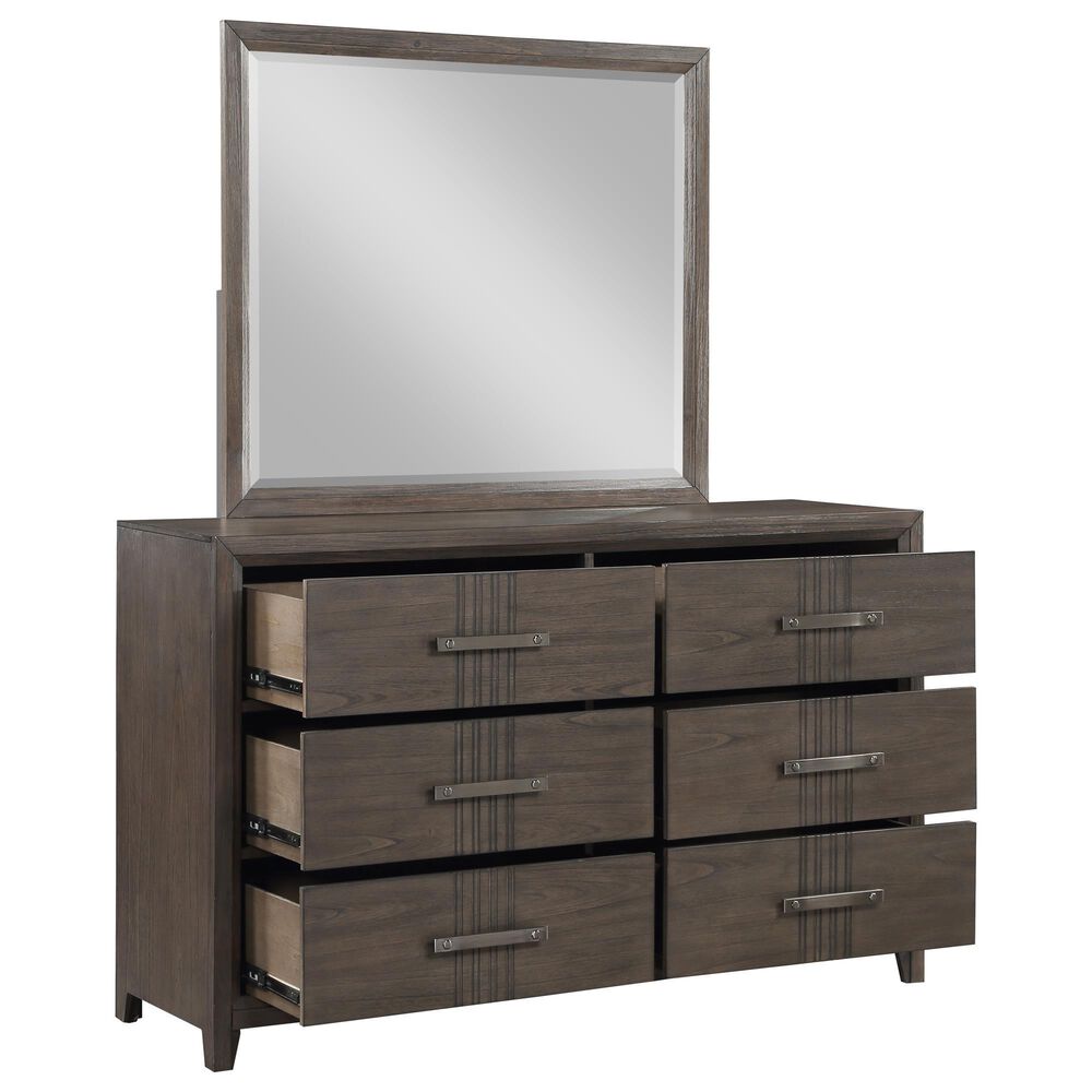 New Heritage Design Landon 4-Piece Queen Bedroom Set in Walnut, , large