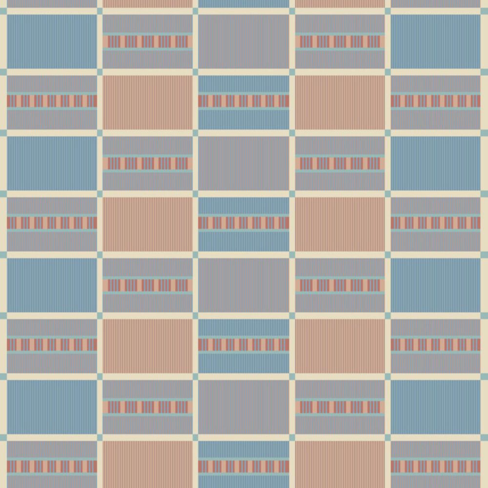 Balta Rugs Damaso Color Block 5&#39;3&quot; x 7&#39; Blue Area Rug, , large