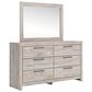 Ashley Broachmyn Dresser and Mirror in Gray, , large