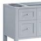 James Martin Vanities Breckenridge 48" Single Bathroom Vanity Cabinet in Serenity Blue, , large