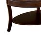 Crystal City Troy Cocktail Table in Brown Cherry, , large