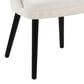 Lumisource Rina Side Chair with Cream Cushion in Black (Set of 2), , large