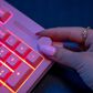JLab Nightfall Wired Keyboard in Pink, , large