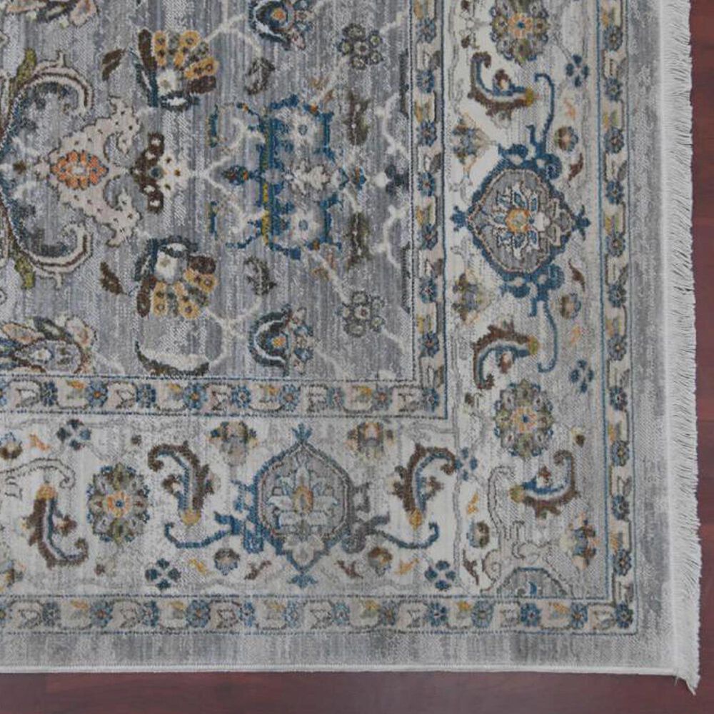 Amer Rugs Arcadia 2&#39; x 3&#39; Gray Ivory Area Rug, , large
