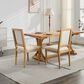 Hearth and Haven Upholstered Side Chair with Square Backrest in Beige (Set of 2), , large