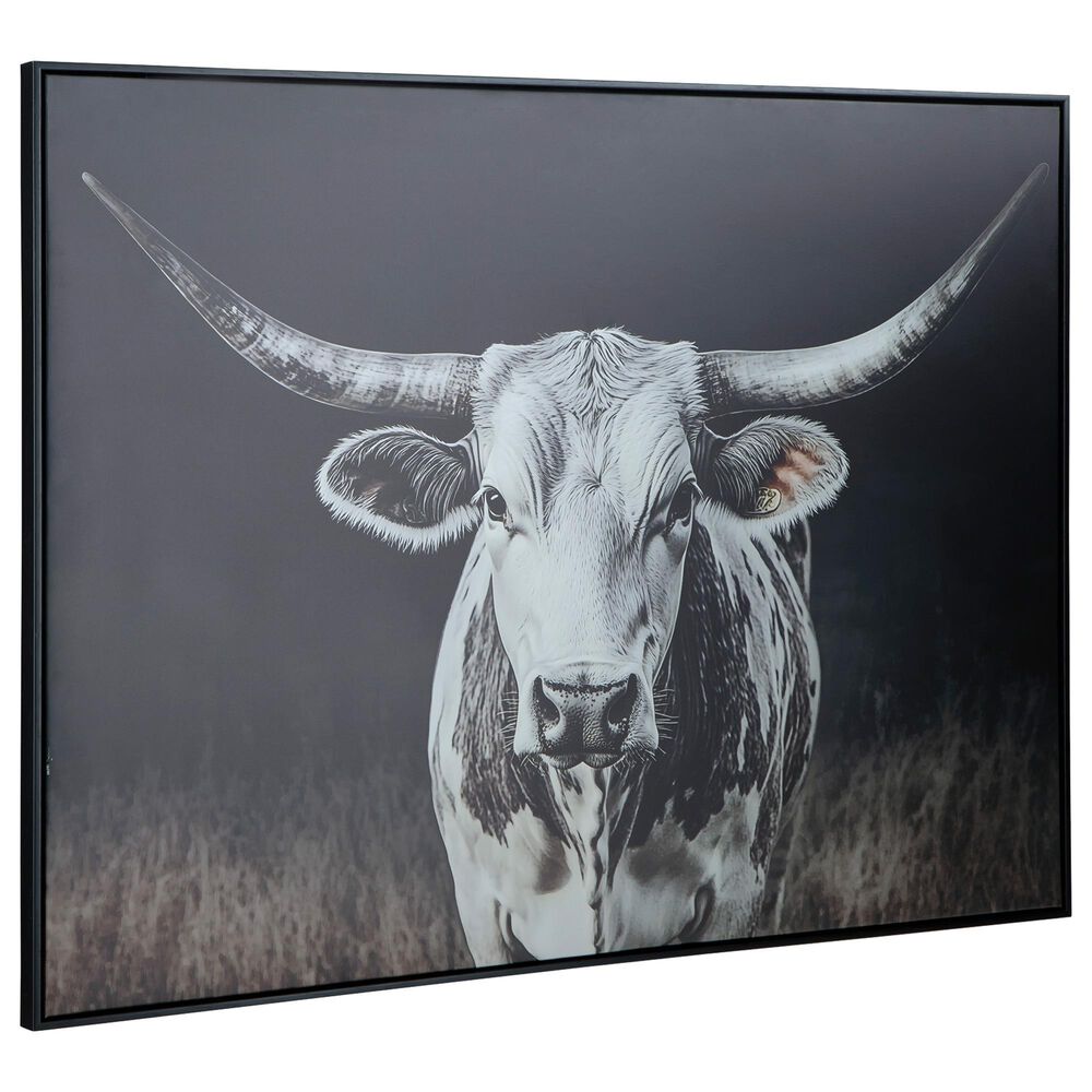 Ashley Harlandale 48" x 36" Wall Art in Black, White and Brown, , large