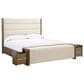 Ashley Marxmore King Upholstered Storage Panel Bed in Brown, , large