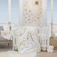 Lambs and Ivy Plush Elephant Marshmallow in White and Gold, , large