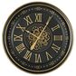 Ashley Dairton Wall Clock in Black and Gold, , large