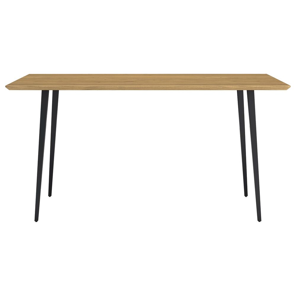 Ashley Gretlynn Rectangular Dining Table in Light Natural and Matte Black - Table Only, , large