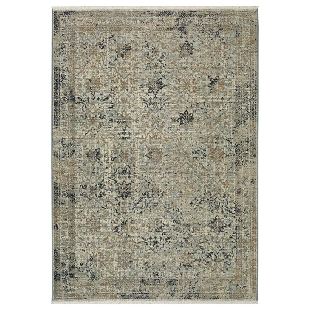 Karastan Titanium Esperance 39400-16004 9'4" x 12'9" Seaglass Area Rug, , large