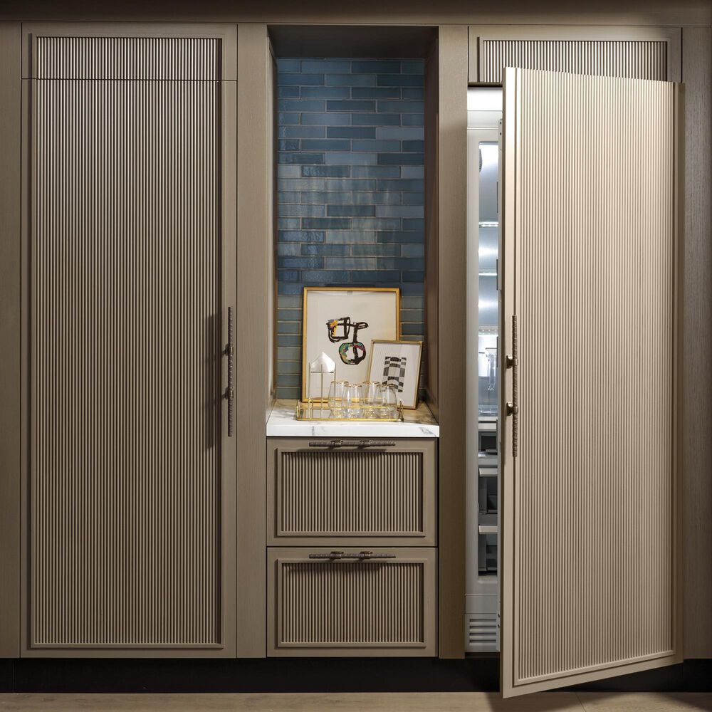Monogram 30&quot; Integrated Column Freezer with Left Handle- - Panel Sold Separately, , large