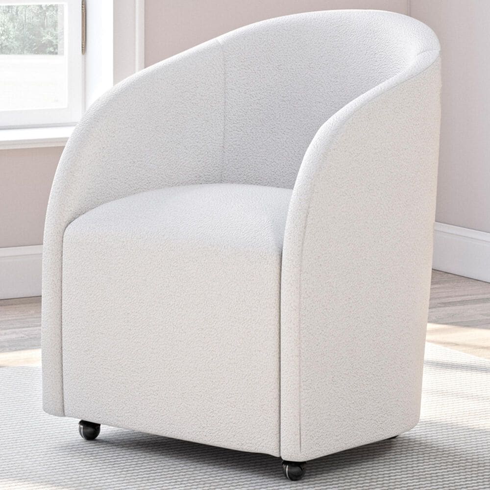 Ashley Korestone Desk Chair in White, , large