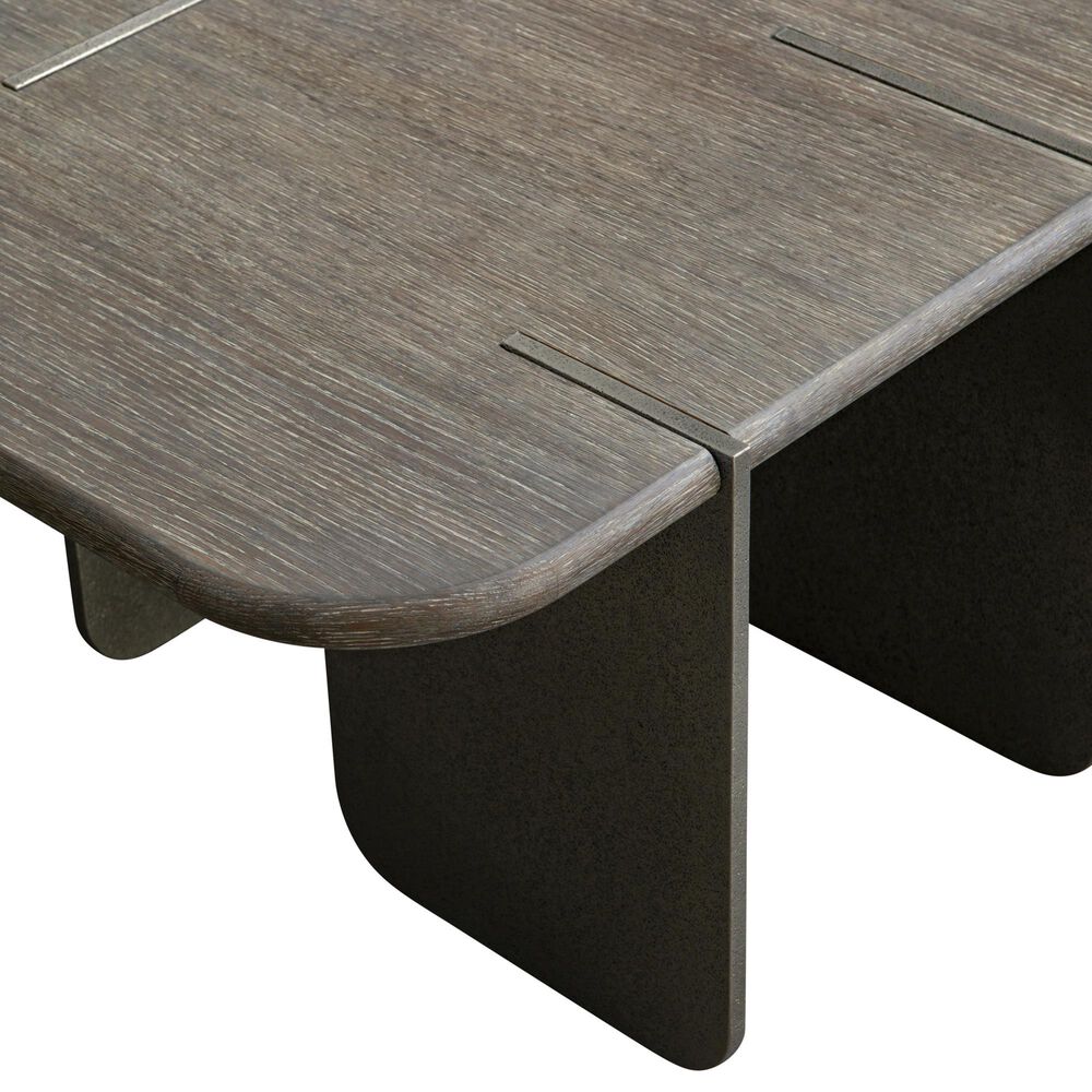 Bernhardt Melba 30" Cocktail Table in Puma and Graphite, , large