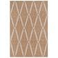 Momeni River RIV-1 3"6" x 5"6" Orange Area Rug, , large