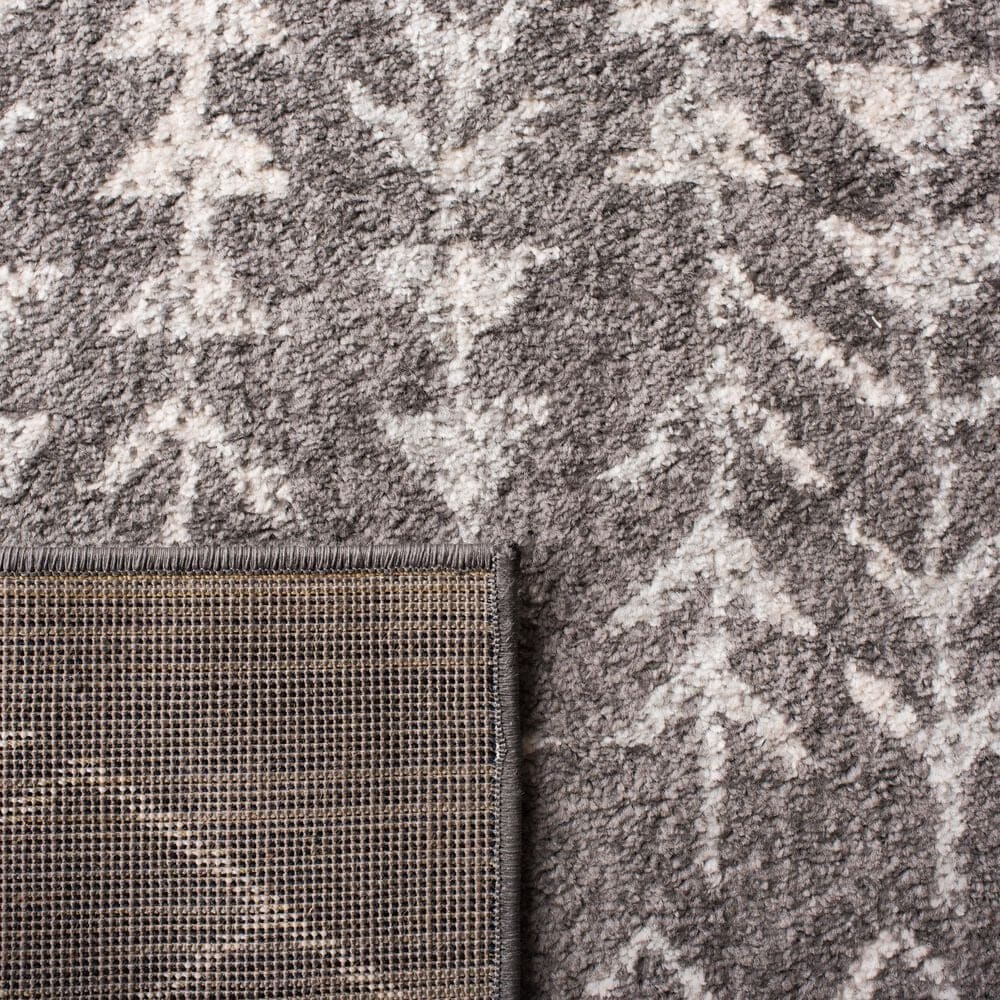 Safavieh Tulum Transitional 5&#39;3&quot; x 7&#39;6&quot; Dark Grey and Ivory Area Rug, , large