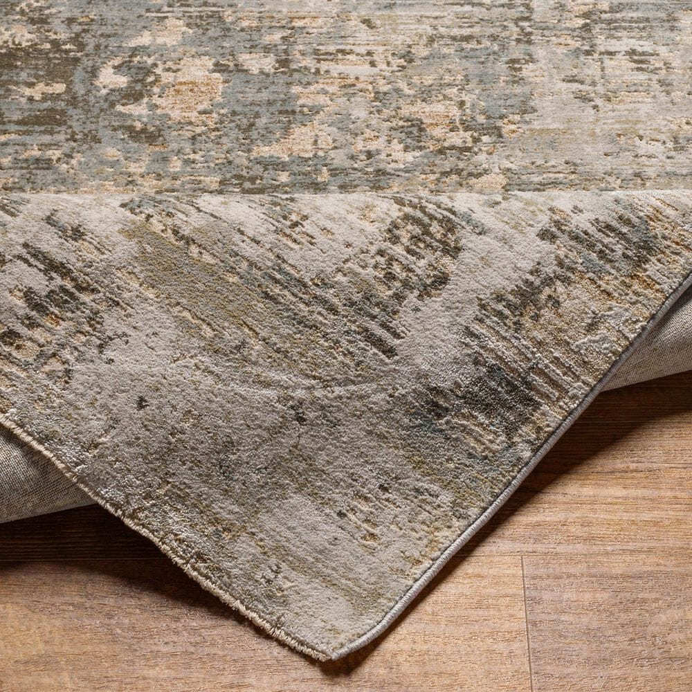 Surya Brunswick 9&#39; x 12&#39;2&quot; Dusty Sage, Charcoal, Olive, Taupe, White, Teal, Light Beige and Gray Area Rug, , large