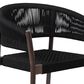 Blue River Doris Patio Dining Chair in Dark Eucalyptus and Black (Set of 2), , large