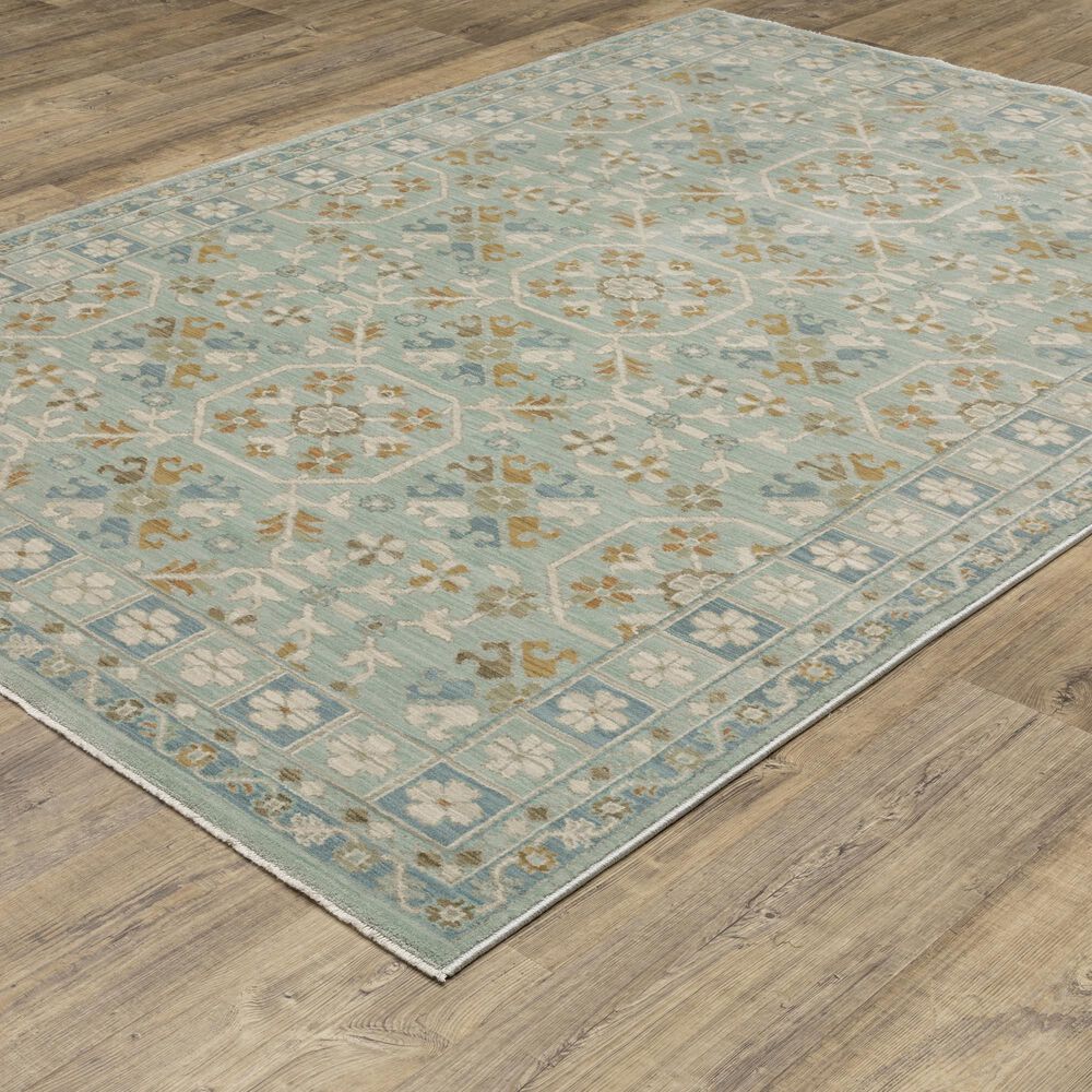 Oriental Weavers Maeve Blue and Grey 6&#39;7&quot; x 9&#39;6&quot; Area Rug, , large