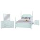 Viceray Collections Tide and Timber 4 Piece Twin Poster Bedroom Set in Blue Maple, , large