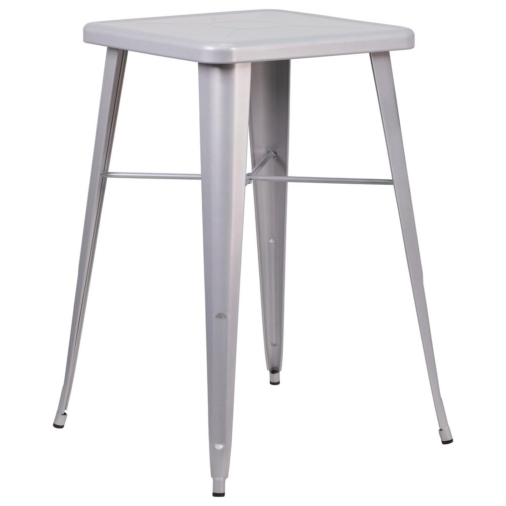 Flash Furniture 23.75" Bar Table in Gray, , large